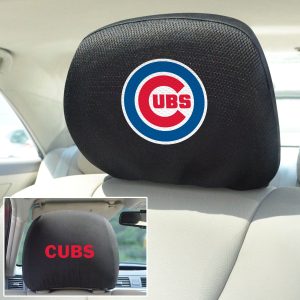 Fanmats Chicago Cubs bestickt Kopf Rest Cover Set – 2 Stück