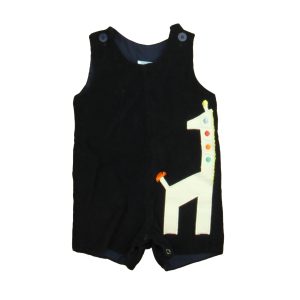 Bella Bliss Mädchen marine-weiße Giraffe Jumpsuit 7805916708924