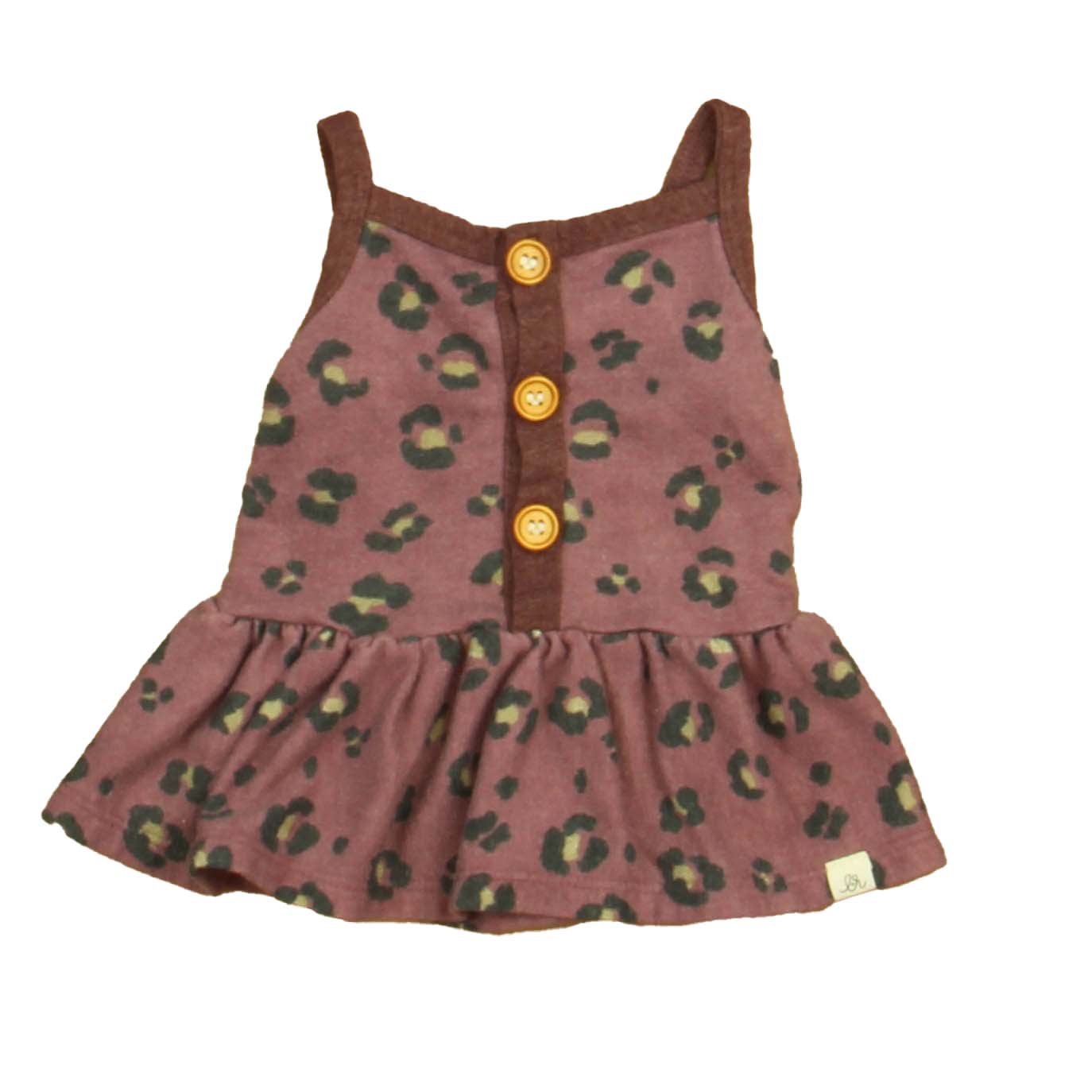 Lulu & Roo Mädchen Mauve Leopard Top Top