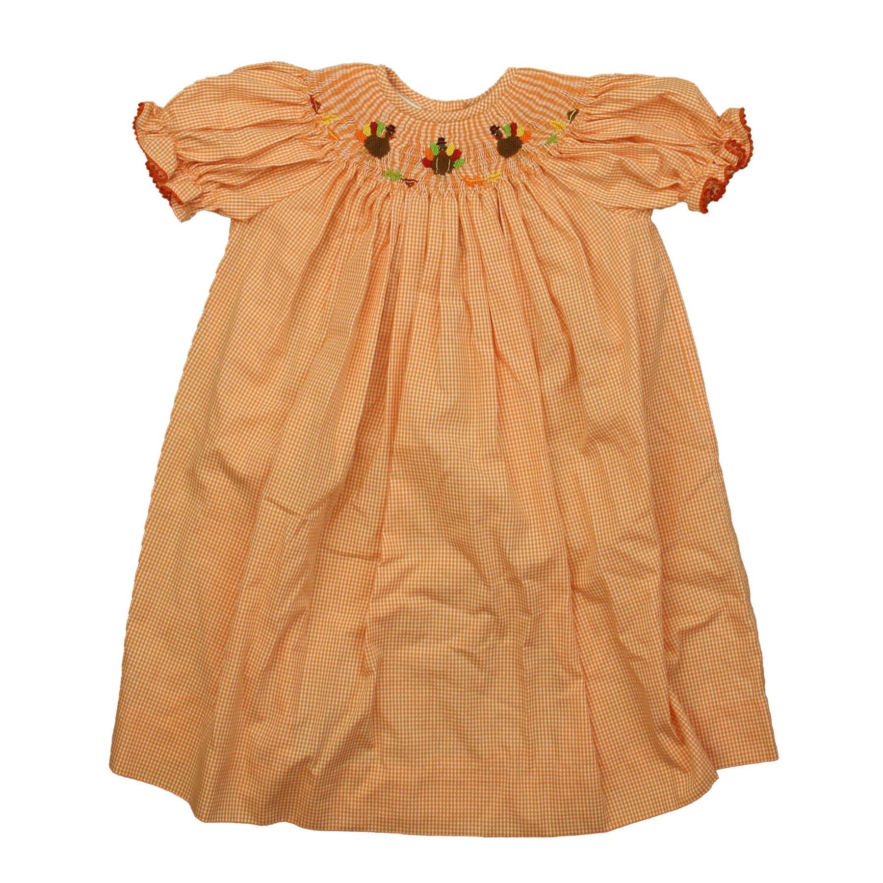 Southern Sunshine Mädchen Orange – Weißes Kleid