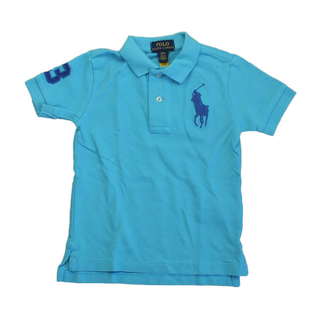 Ralph Lauren Hellblaues Poloshirt für Jungen