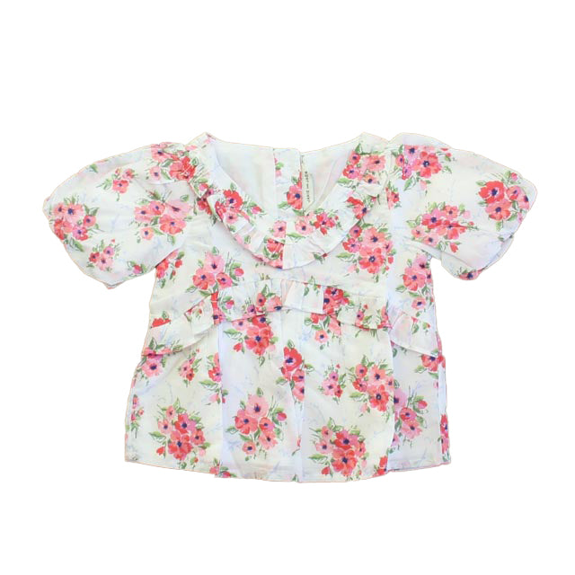 Janie and Jack Mädchen Rosa mit Blumenmuster Bluse
