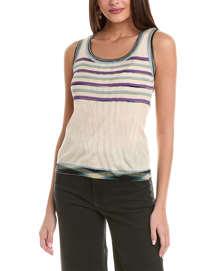 M Missoni gerippt Top
