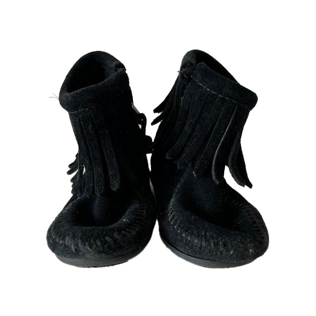 Minnetonka Mädchen schwarze Stiefel