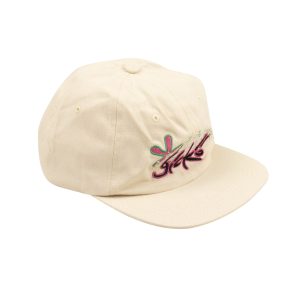 Weiße Sicko Dex Paris Baseballkappe