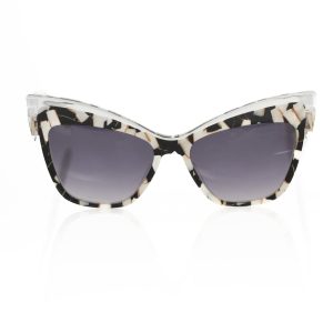 Frankie Morello Chic Cat Eye Sonnenbrille mit pearly frauen akzent