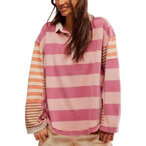 Aster Stripe T-Shirt in Bauernhof Combo – 7833569296444
