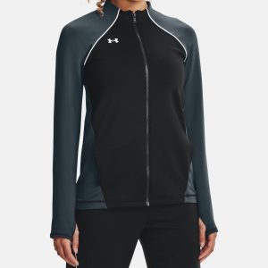 Layer Up Full Zip Jacke in schwarz/weiß – 7833570410556