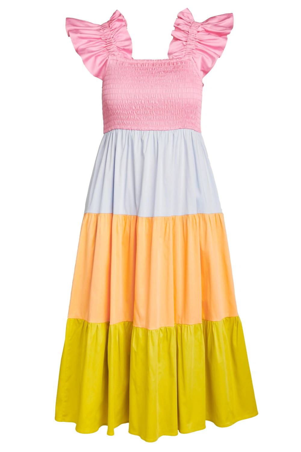 The Bray Kleid in colorblock