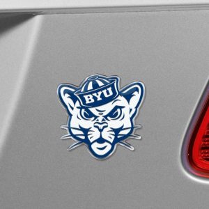 Fanmats BYU Cougars Heavy Duty Aluminium geprägte Farbe Emblem – Alternative