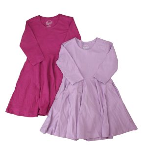 Mightly Mädchen Lavendel-Himbeere Kleid – 7805977362492