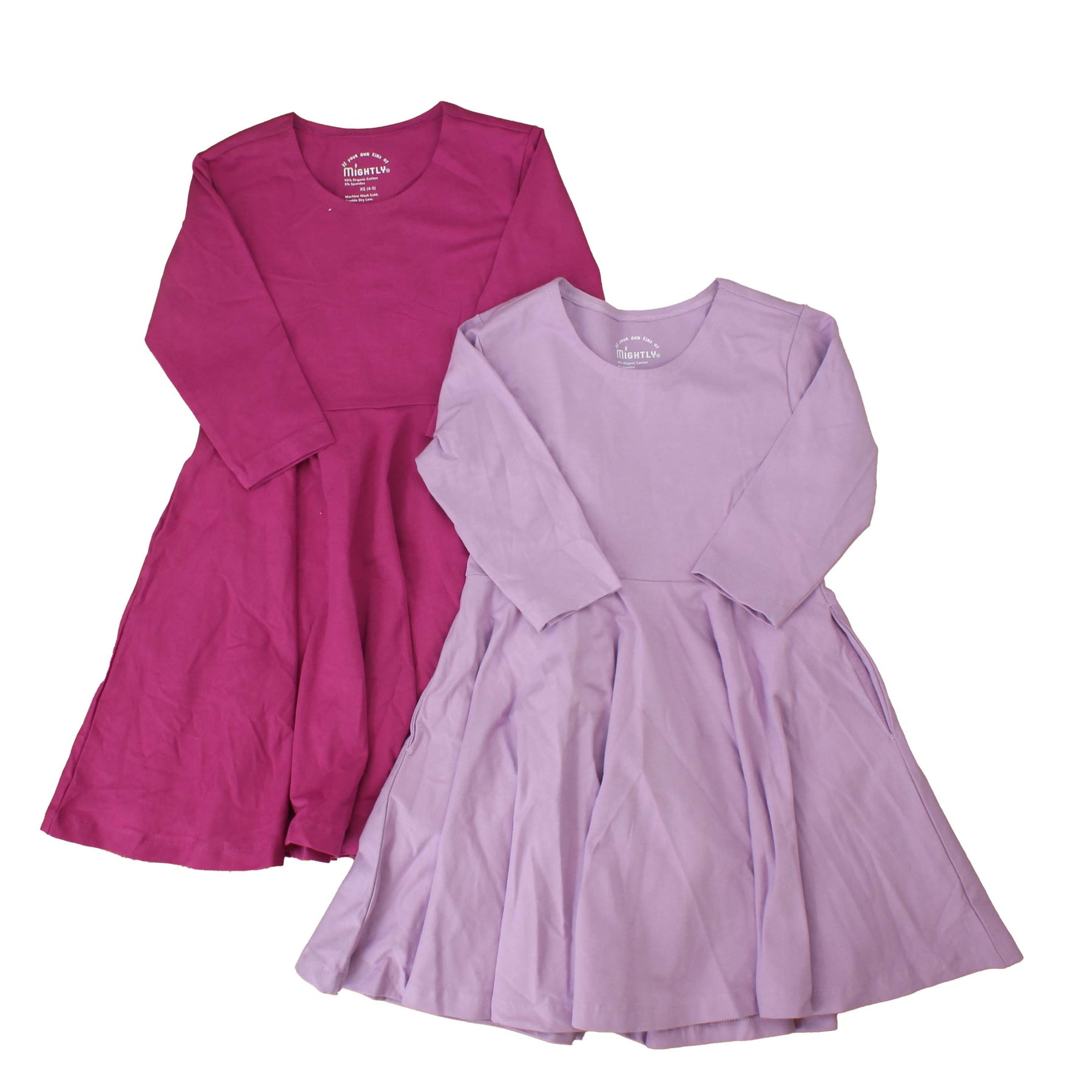 Mightly Mädchen Lavendel – Himbeerkleid