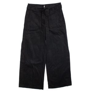 schwarze Fracht gerade Passform Hose