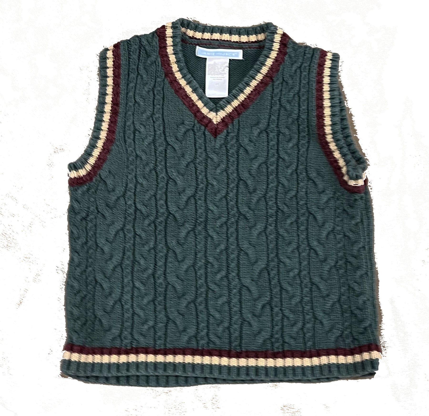 Janie and Jack Jungen Grüne Pullover Weste