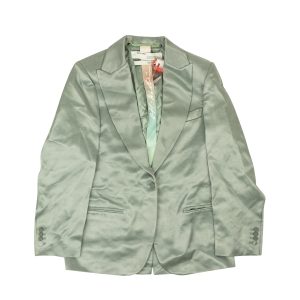 Off weiß c/o virgil abloh mint satin freund blazer – grün