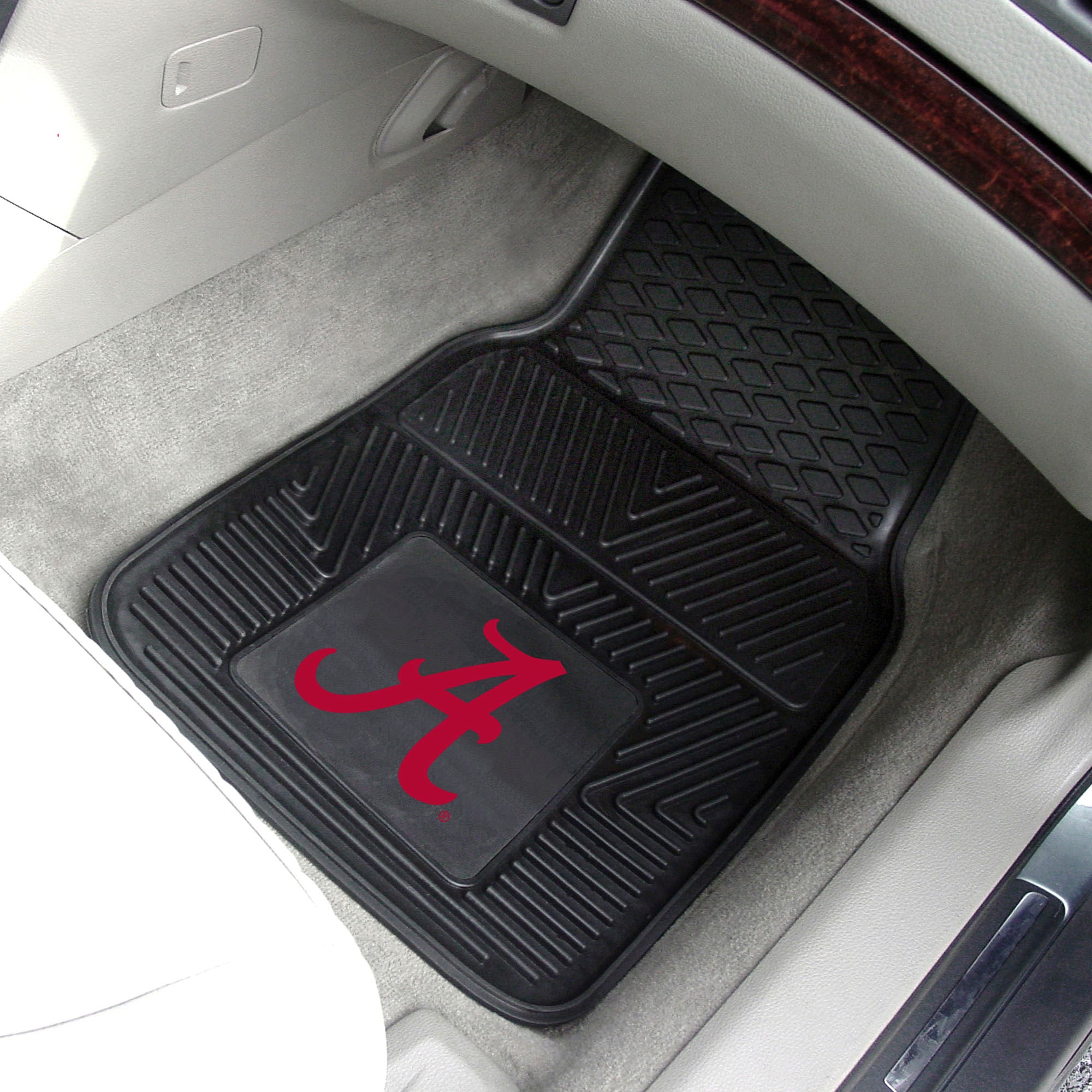 Fanmats Alabama Crimson Tide Heavy Duty Auto Matte Set – 2 Stück