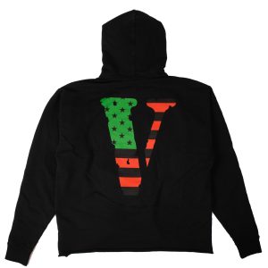 Flag Power Schwarzer Hoodie