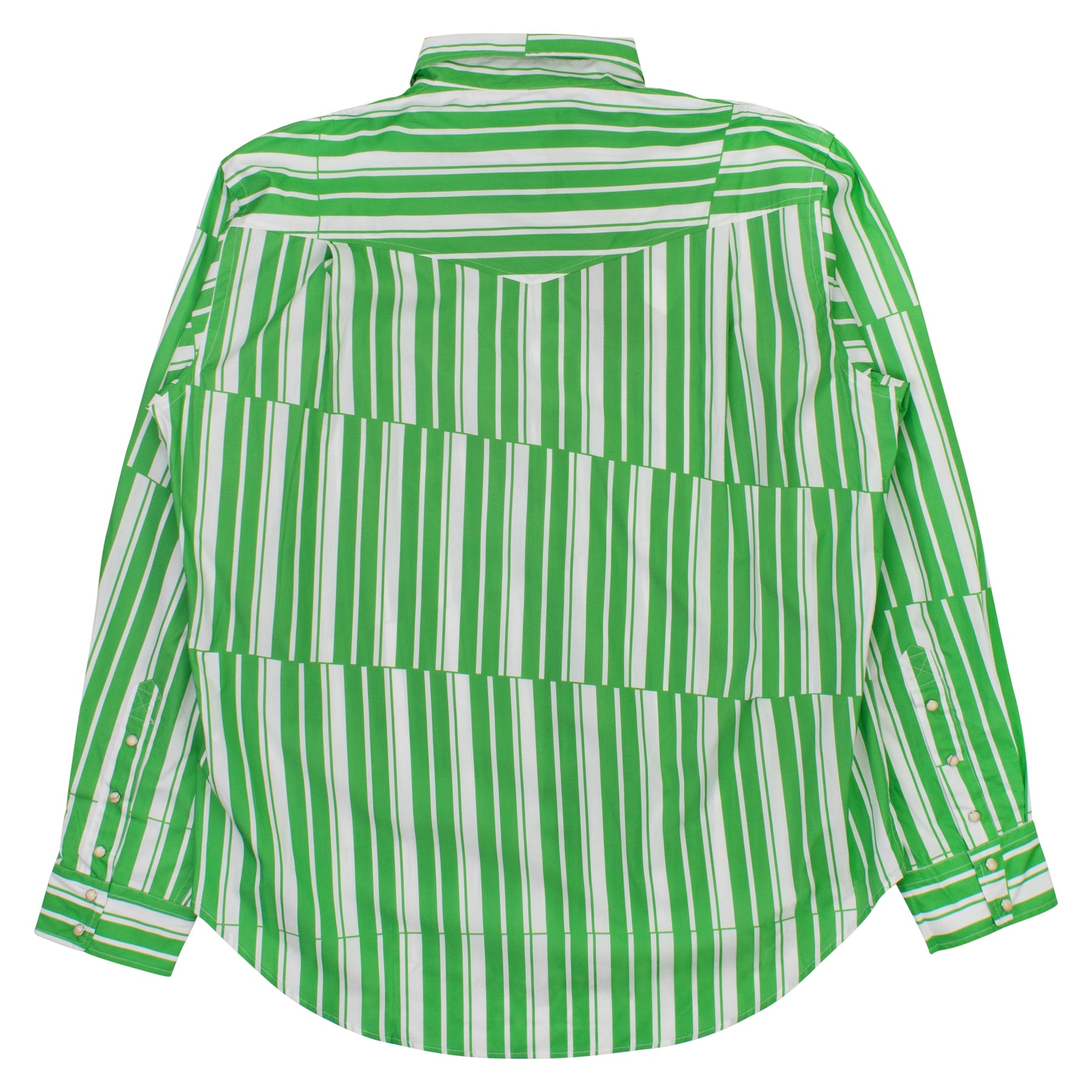 TECTONIC STRIPE Grün L/S ROCKHOUND Hemd