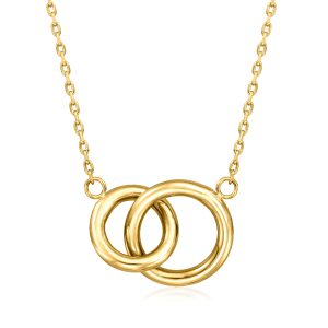 RS Pure Von Ross-Simons Halskette aus 14kt Gelbgold mit Verriegelung