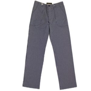 marine/weiße Pinstripe Hose