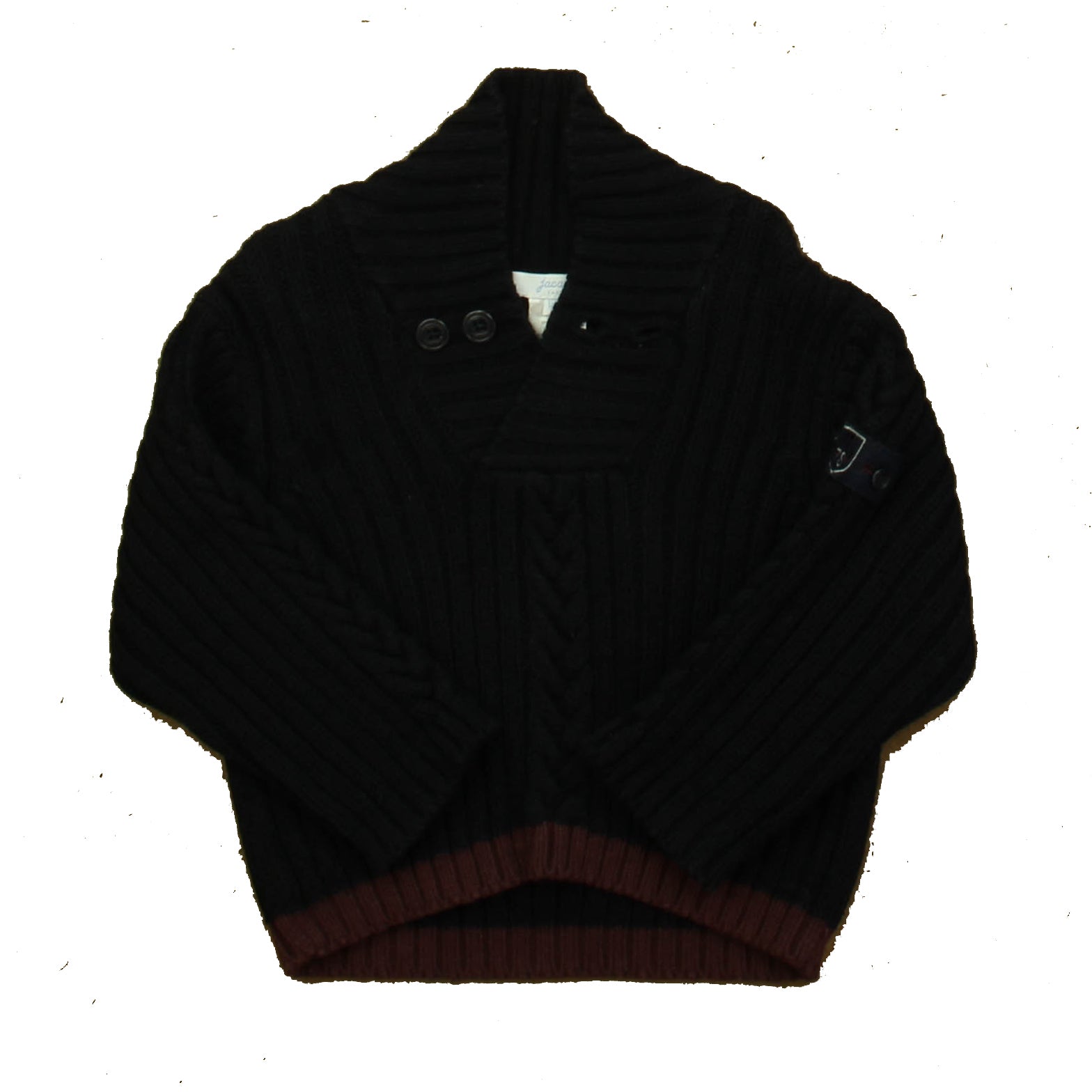 Jacadi Jungen Dunkelblau – Brauner Pullover