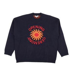 Opening Ceremony Sun Logo Collegiate Pullover – Marine