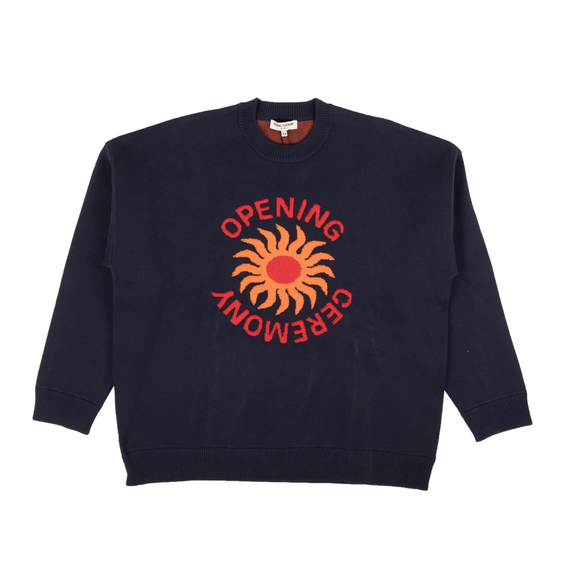 Opening Ceremony Sun Logo Collegiate Pullover – Schwarz