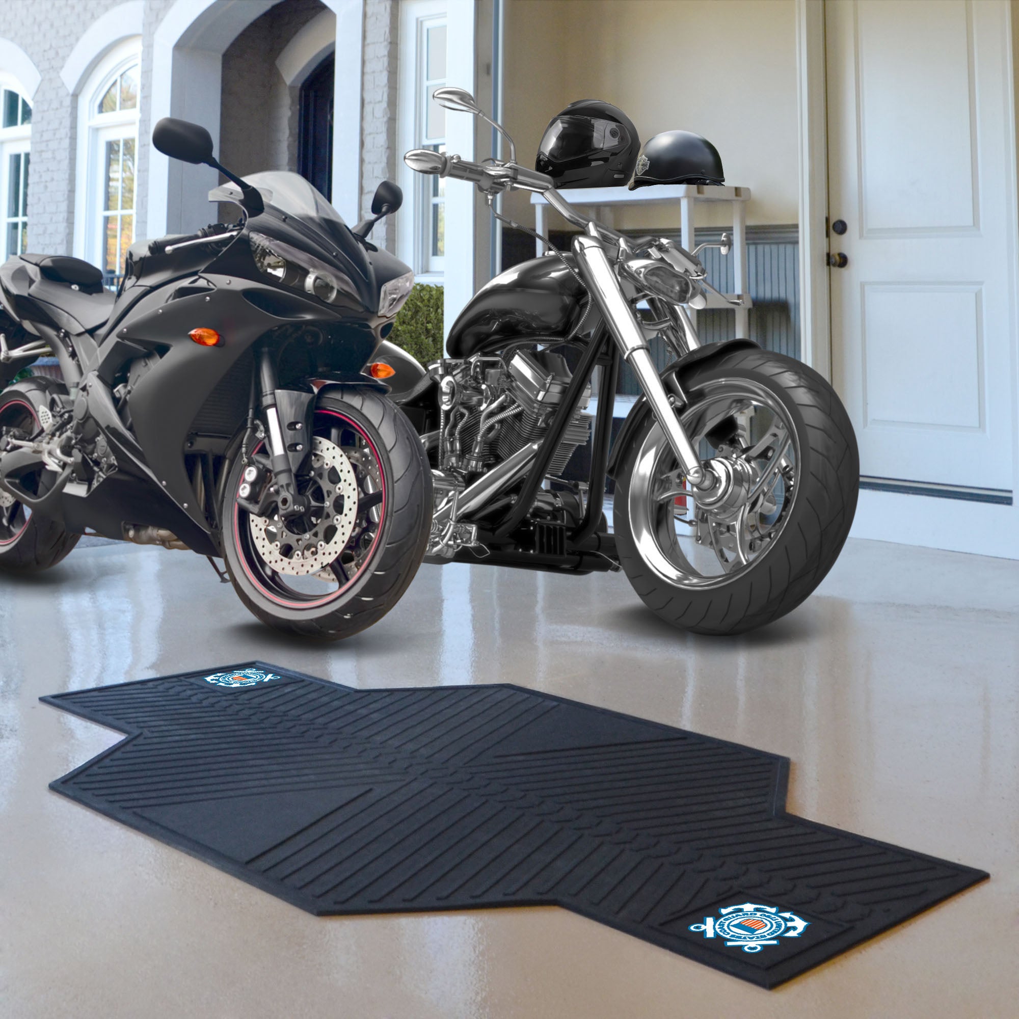 Fanmats US-Küstenwache Motorrad Matte