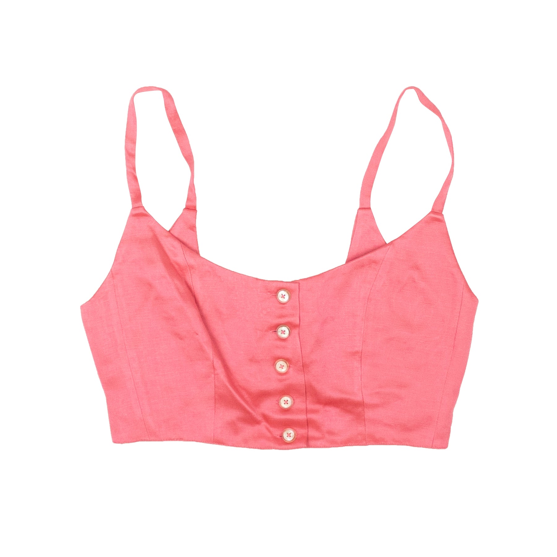 Opening Ceremony Satin Bustier rot – 7707788509244