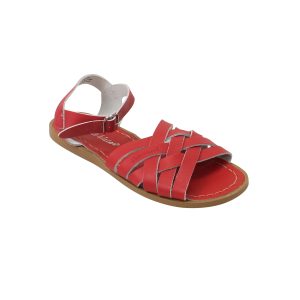 rote Retro Sandale