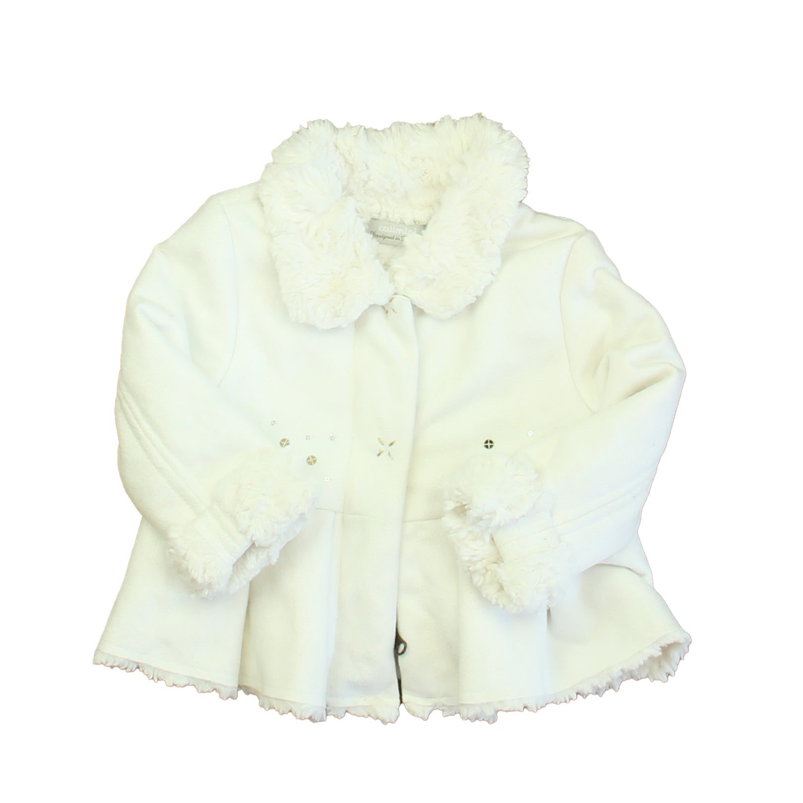 Catimini Mädchen Elfenbein Jacke