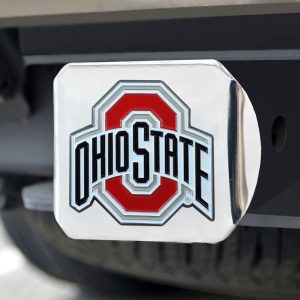 Fanmats Ohio Zustand Buckeyes Haken Abdeckung – 3D-Farbe Emblem