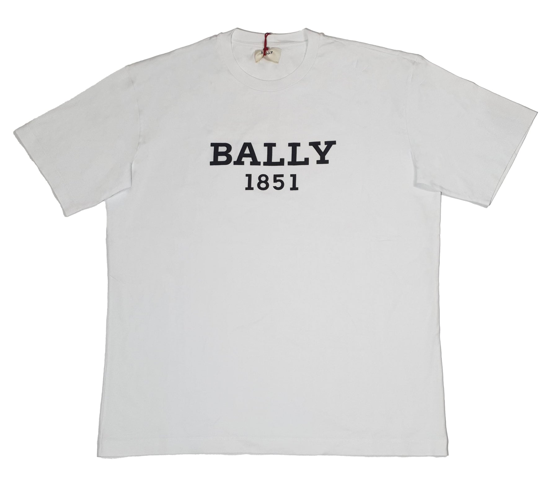 Bally 6303587 weißes T-Shirt aus 100% Bio-Baumwolle