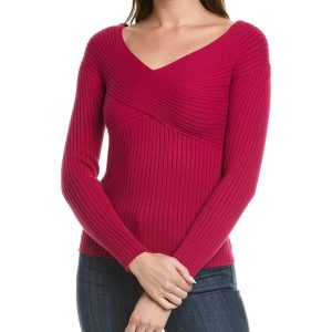 BCBGMAXAZRIA Gerippter Pullover