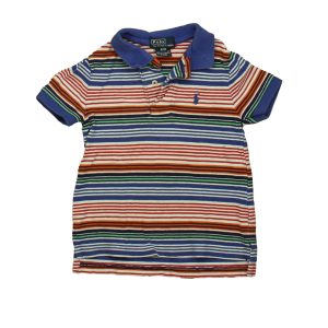 Ralph Lauren Jungen blau red , orange Streifen Poloshirt – 7805935681596