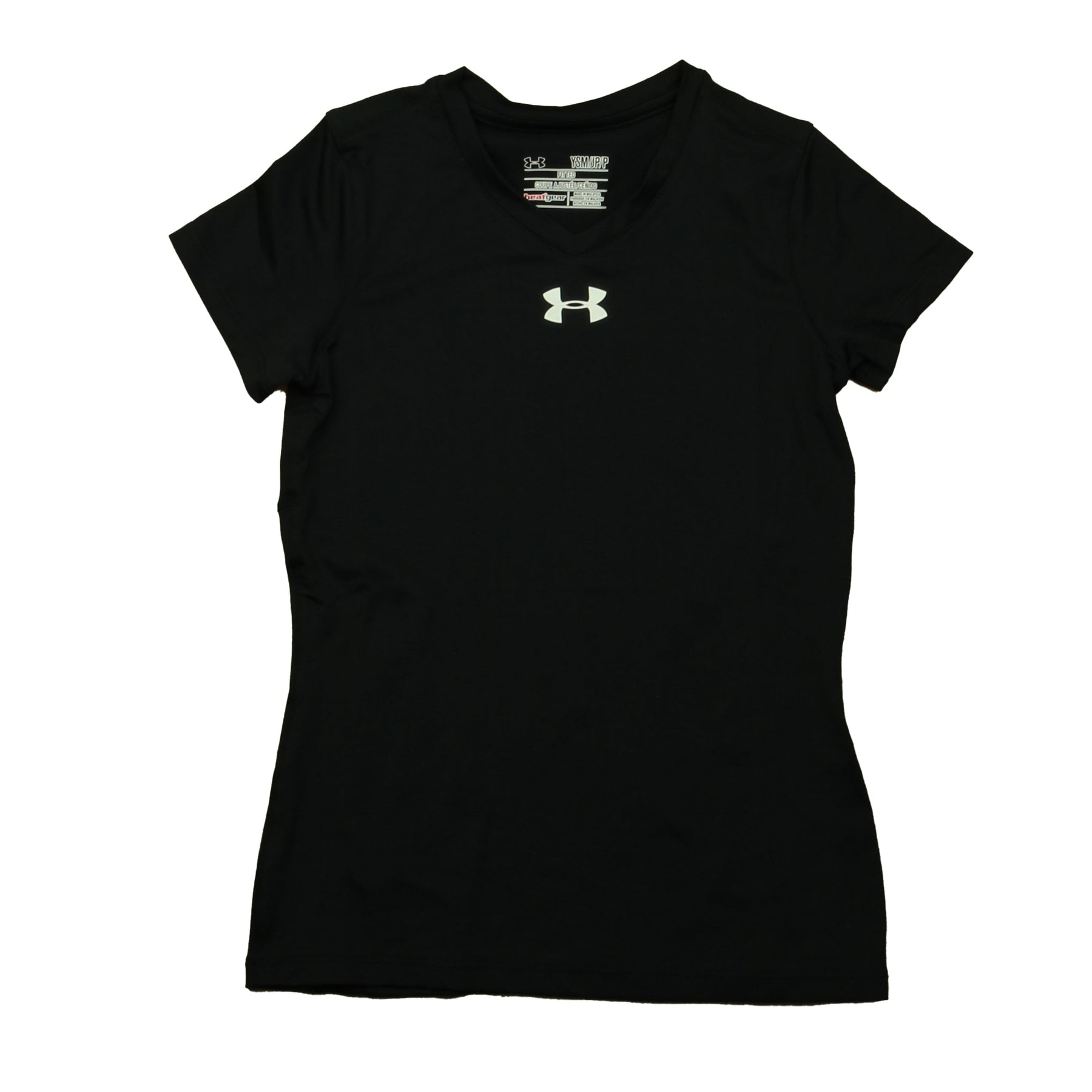 Under Armour Mädchen schwarzes athletisches Oberteil
