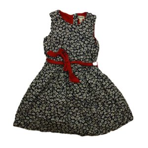Hatley Mädchen Marineblau mit Blumenmuster Kleid – 7805936173116