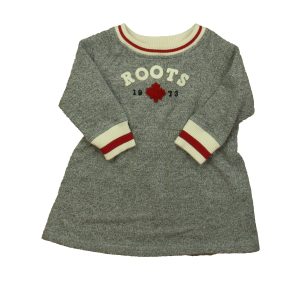 Baby Roots Mädchen Grau – Rotes Kleid