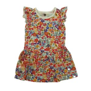 Tee Mädchen Blumenkleid