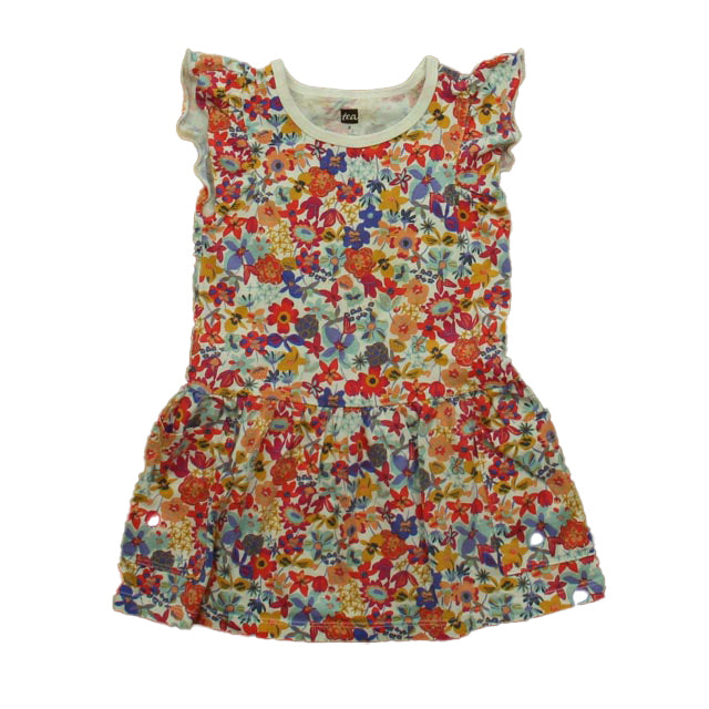 Tee Mädchen Blumenkleid
