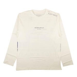 Hideaway Porto Cervo Langarm-T-Shirt – Weiß