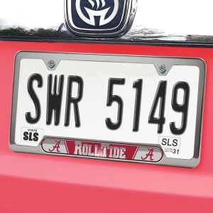 Fanmats Alabama Crimson Tide geprägten Nummernschild Rahmen, 6,25 "x 12,25"