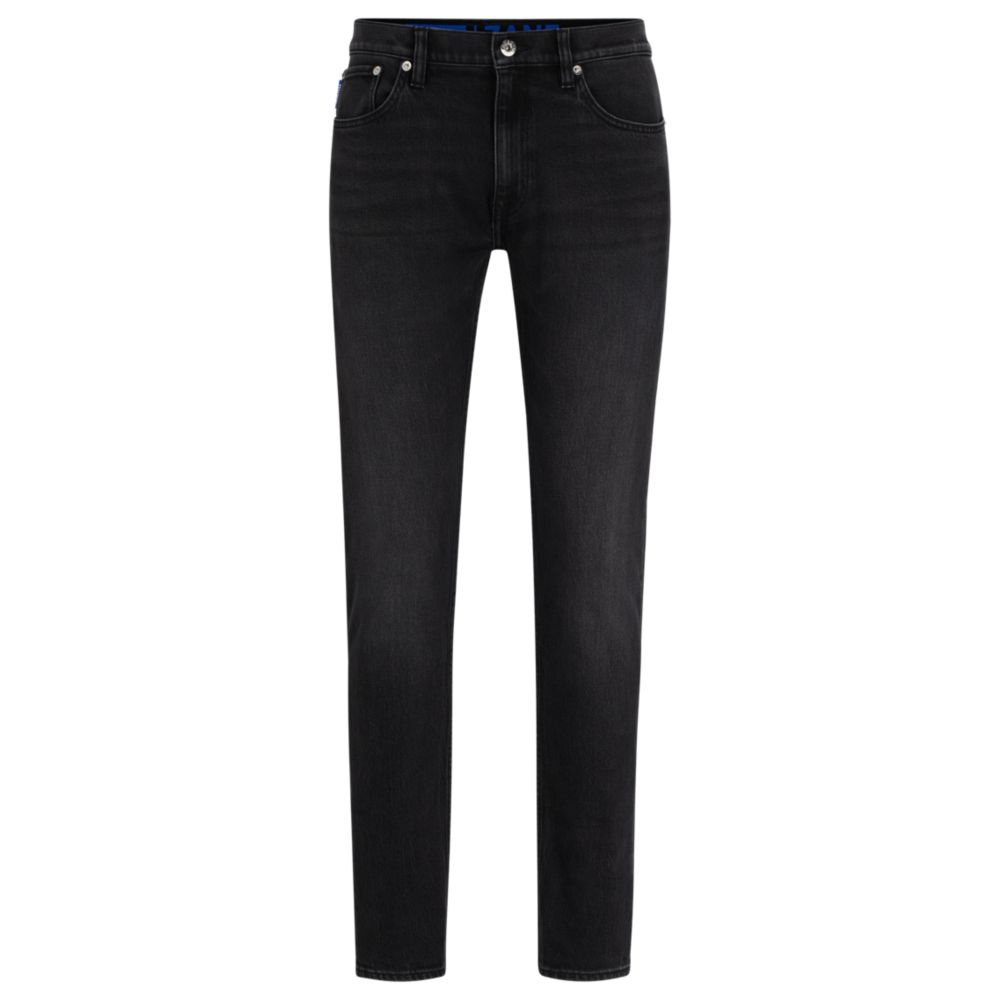 extra-schlanke Jeans in stonewashed Stretch Denim – 7707803254844