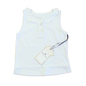 Classic Prep Mädchen hellweiß Poloshirt Größe: 12-24 Monate – 7805969268796
