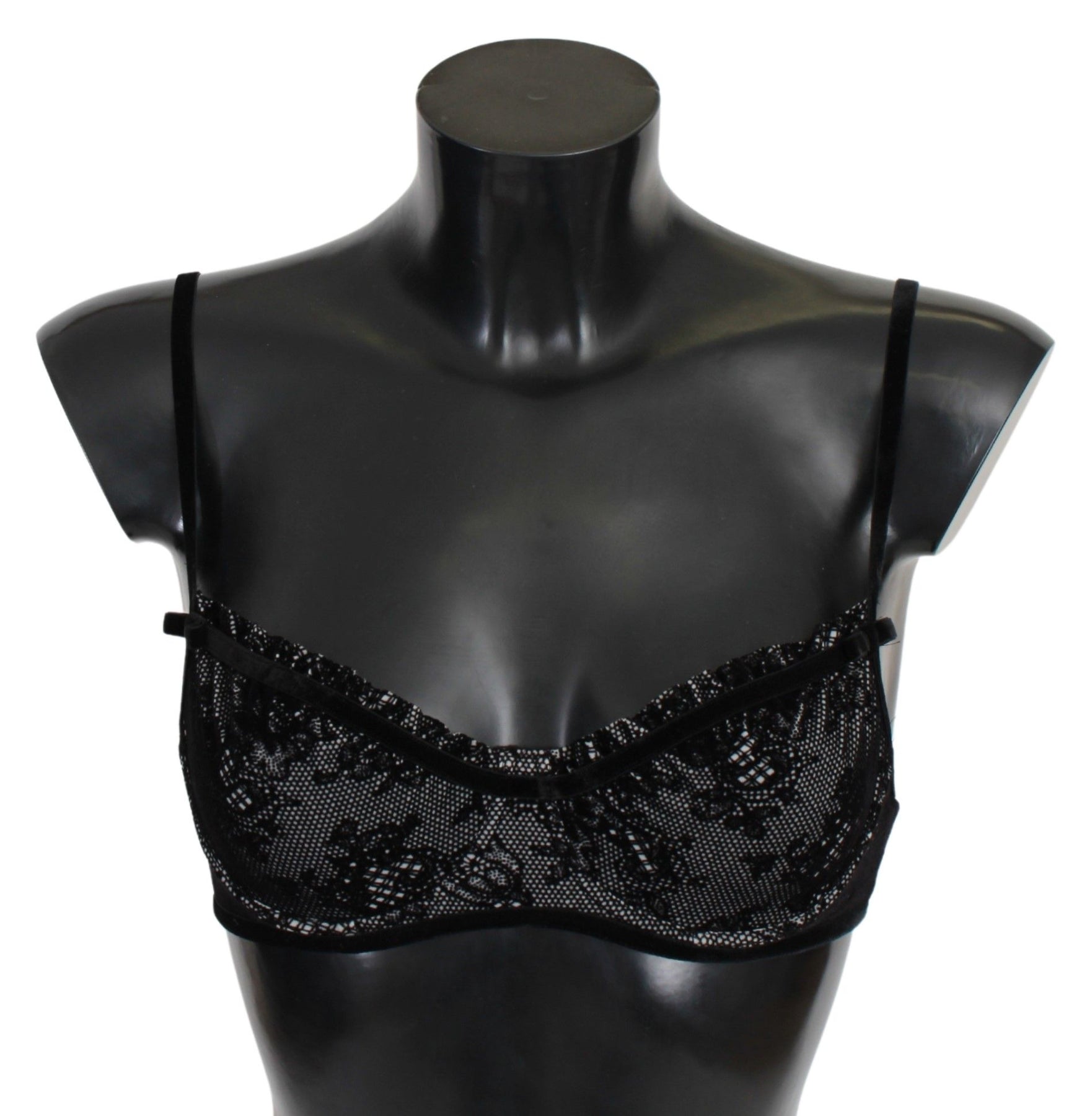 Ermanno Scervino Mesh Balconcino BH Nylon Damen Unterwäsche