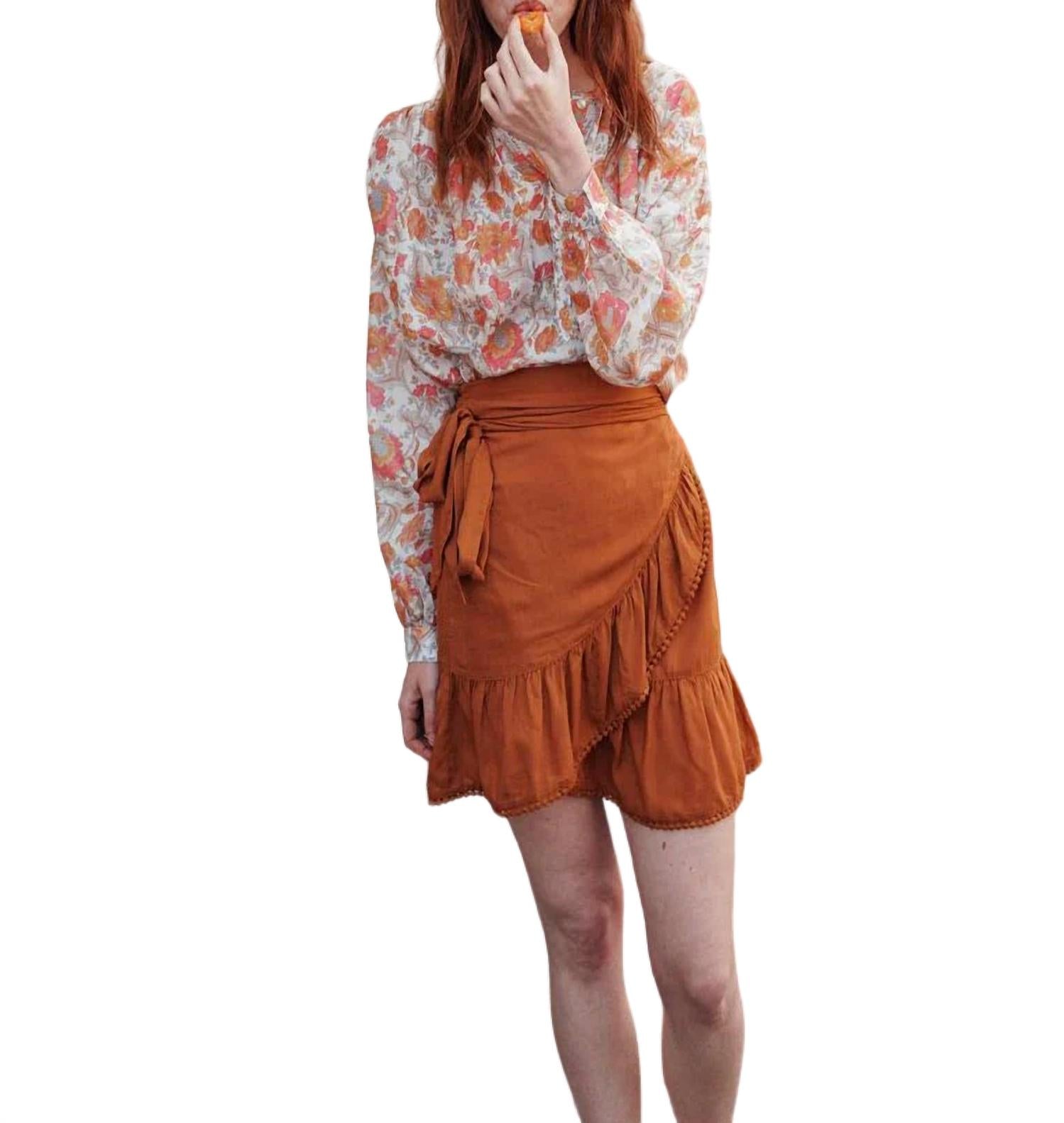 Juliana Bluse im Regenbogen Blumen