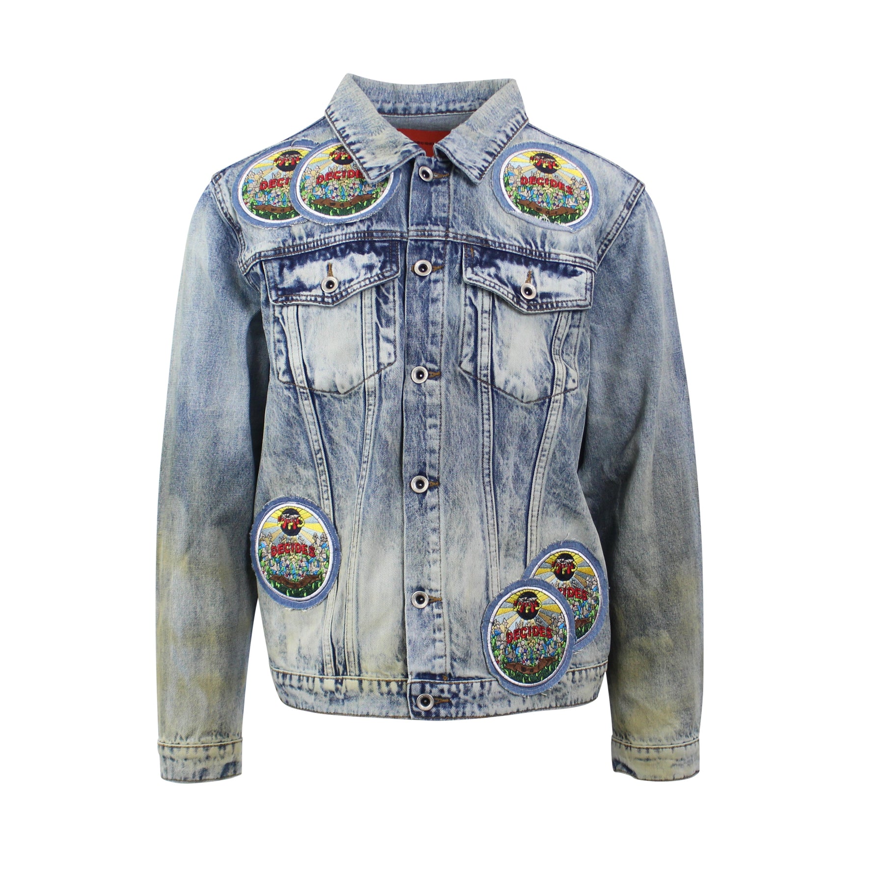 Indigo Acid Sphere Denim Jacke