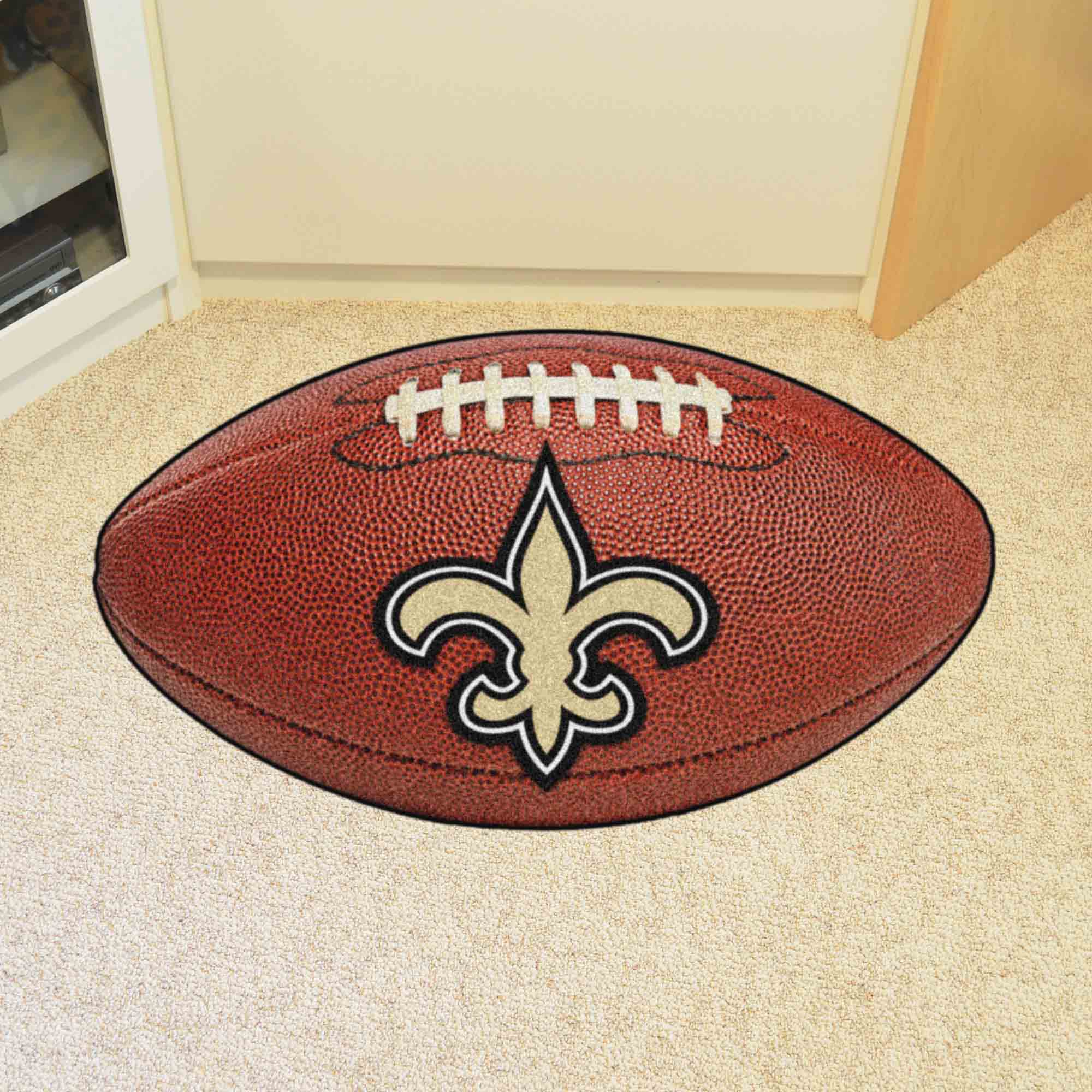 Fanmats New Orleans Saints Fußball-Teppich – 20,5 "x 32,5"