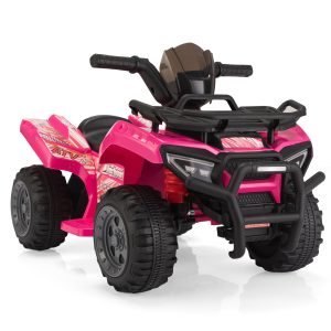 Streamdale elektrisches Spielzeugauto für Kinder Rosy Ride-On ATV mit Musik und Lichtern