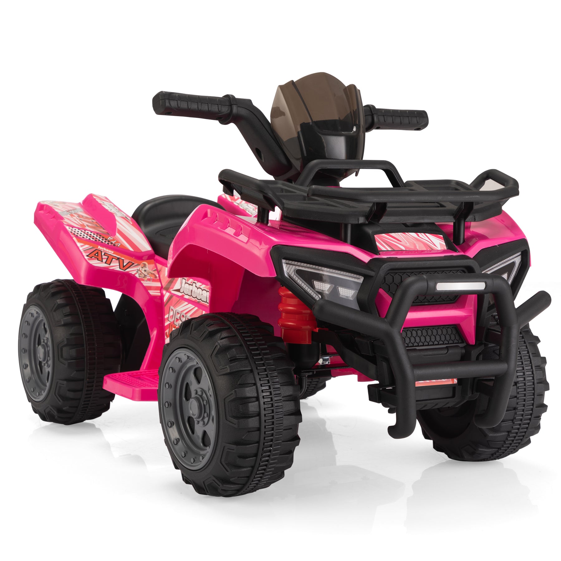 Streamdale elektrisches Spielzeugauto für Kinder Rosy Ride-On ATV mit Musik und Lichtern